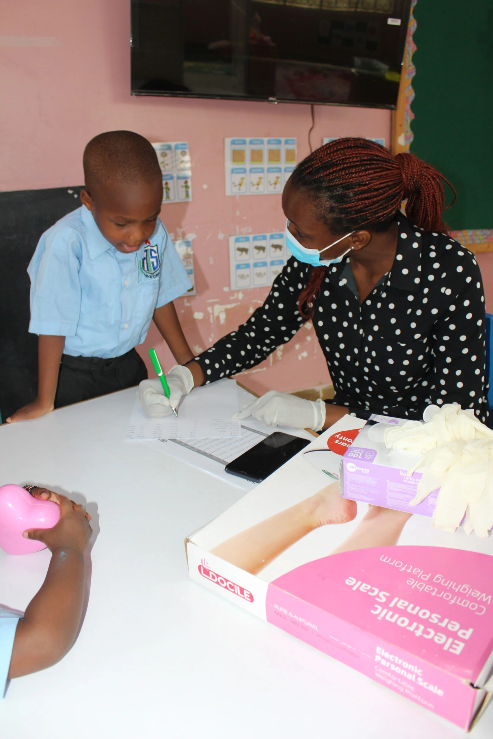Health and wellness checkup on campus