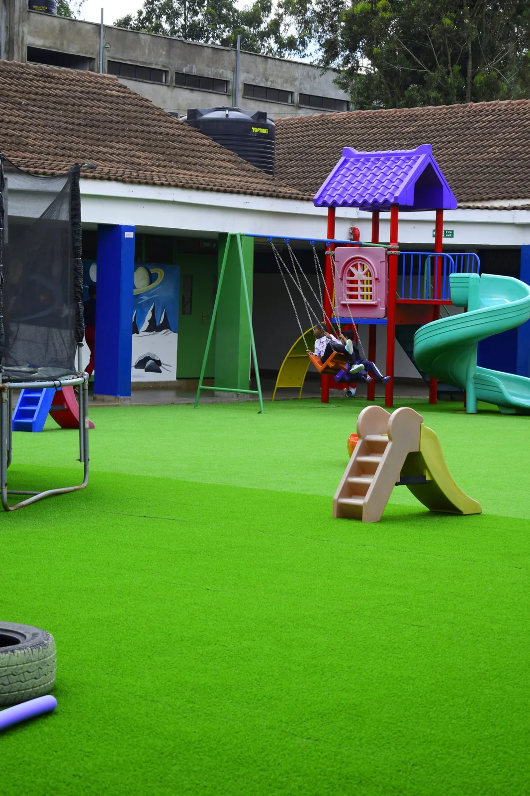 Adventure climbing park at Avecina International School