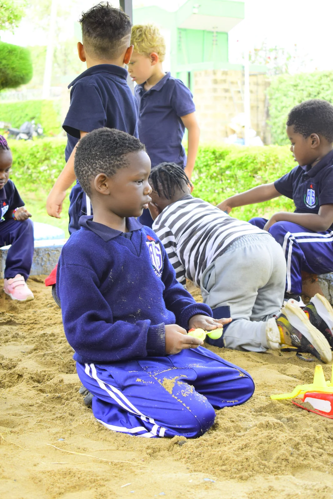 Sensory sand and play field at Avecina International School