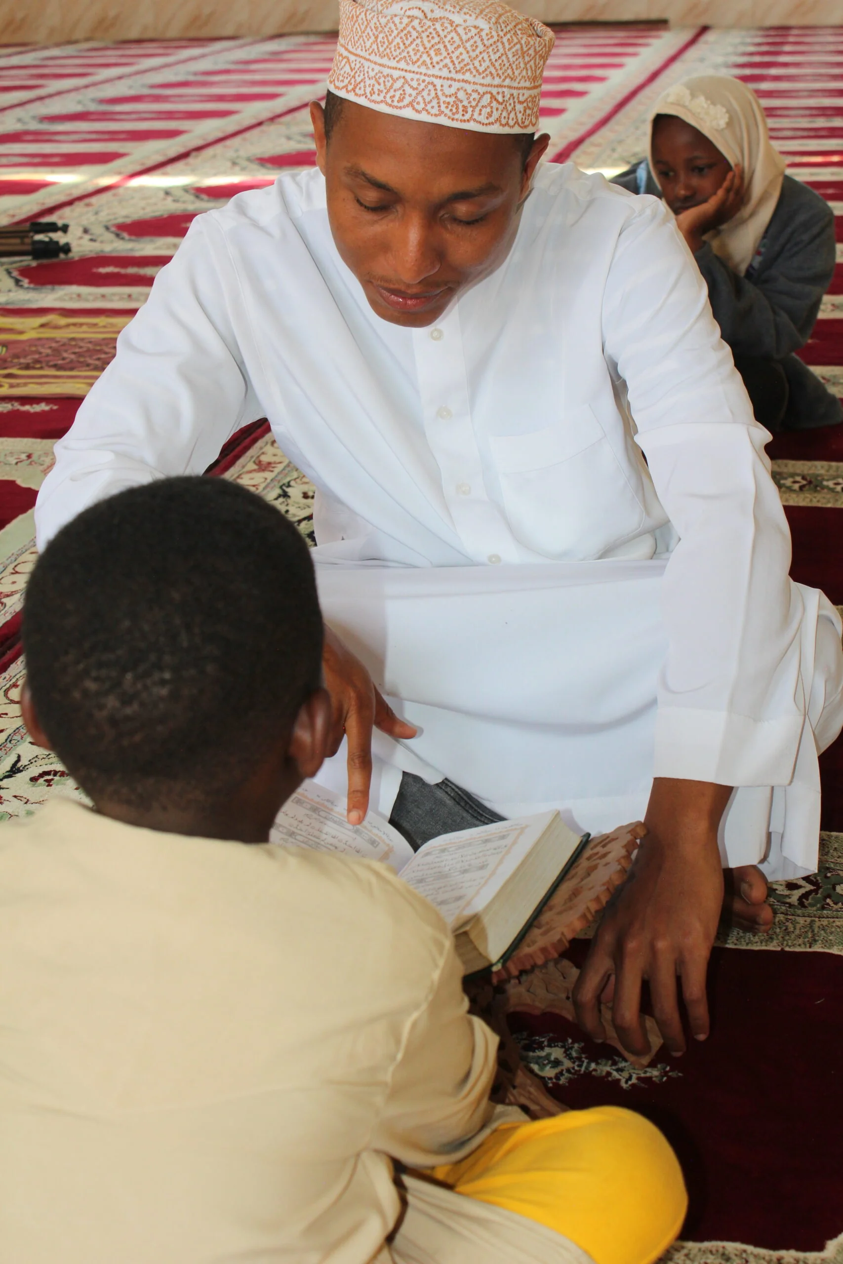 Quran Tajweed guidance session at Avecina International School